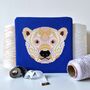 Mandala Polar Bear Cross Stitch Kit, thumbnail 1 of 6