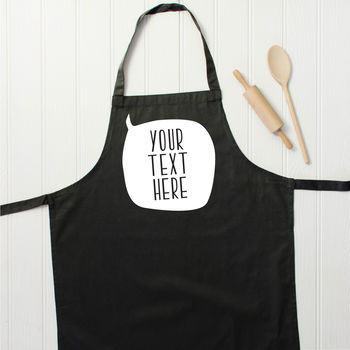 Personalised Speech Bubble Apron, 2 of 5
