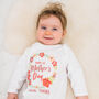 Personalised First Mother's Day Floral Babygrow, thumbnail 6 of 12