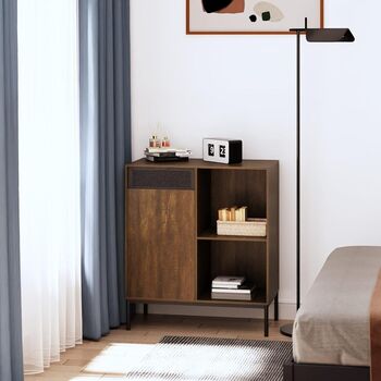 Sideboard, Storage Cabinet With One Door And Adjustable, 5 of 9