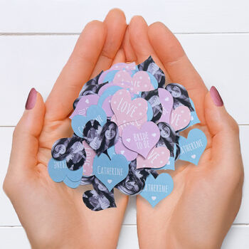 Personalised Photo 'Bride To Be' Party Table Confetti, 2 of 7