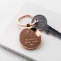 Personalised Great Pear Valentine's Day Keyring, thumbnail 1 of 3