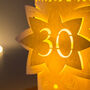 50th Personalised Birthday Star Lantern Centrepiece, thumbnail 9 of 10