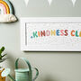 Children's Kindness Club Framed Nursery Print, thumbnail 2 of 4