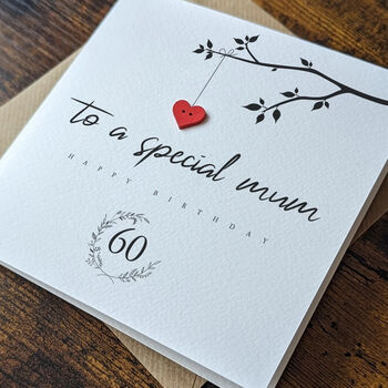 Personalised 60th Birthday Card For Special Mum, 3 of 4