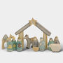 Wooden Nativity Scene In Gift Box, thumbnail 2 of 3
