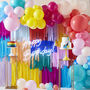 Rainbow Brights Foam Bead Confetti Filled Balloons, thumbnail 3 of 3