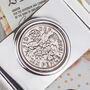60th Birthday Sixpence Coin Money Clip, thumbnail 9 of 11