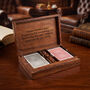 Personalised Double Playing Card Box With Dice, thumbnail 4 of 5