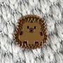 Hedgehog Enamel Pin Badge, thumbnail 1 of 6