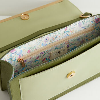 Embroidered Kingfisher Cross Body Bag, 7 of 8