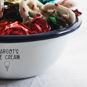 Personalised Ice Cream Bowl, 4 of 4