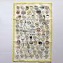 Cheeses Of The World Tea Towel, thumbnail 2 of 9