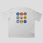 Rangers Football Beer Mats Oversized T Shirt, thumbnail 2 of 10