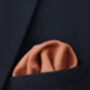 Wedding Handmade 100% Cotton Suede Tie In Burnt Orange, thumbnail 6 of 7