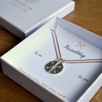Crossed Arrows Friendship Necklace Gift Set, 8 of 9