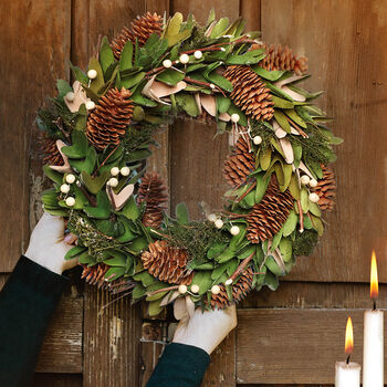 Personalised Spooky Green Halloween Wreath, 3 of 4