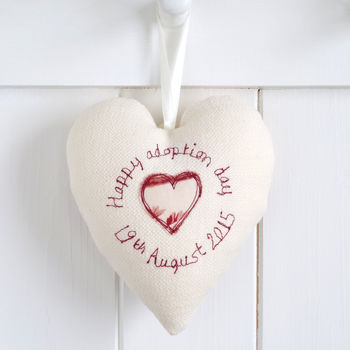 Personalised Embroidered Name Heart Gift, 4 of 12