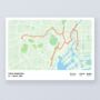 Tokyo Personalised Marathon Map Print, thumbnail 5 of 7