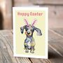 Dachshund Easter Card, thumbnail 2 of 4