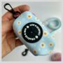 Floral Daisy And Polka Dot Dog Poo Bag Holder, thumbnail 5 of 5