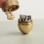 Acorn Photo Locket Keyring, thumbnail 4 of 6