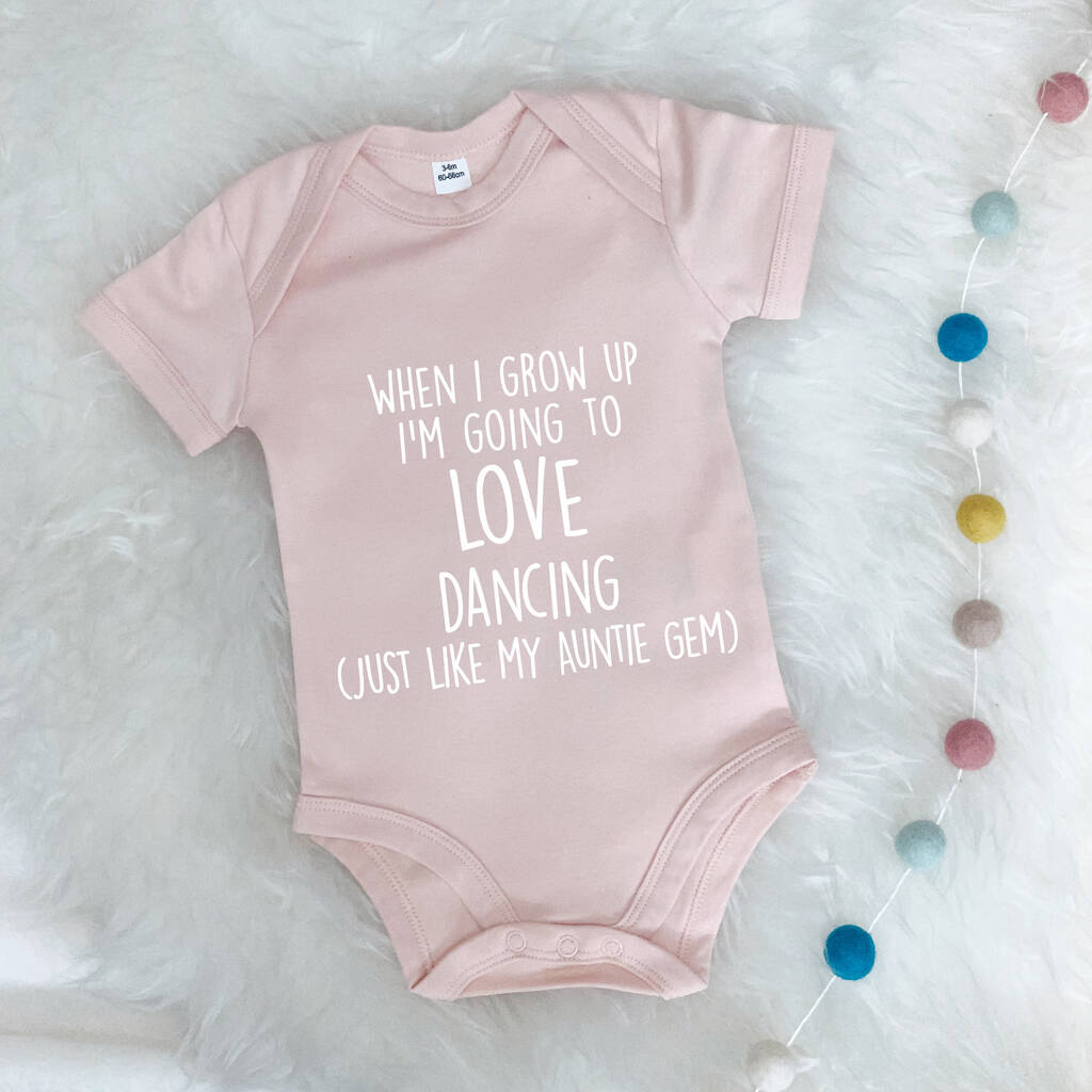 When I Grow Up Im Going to Play for Scotland Personalised Baby Vests  Bodysuits 