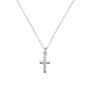 Children's Sterling Silver Cross Necklace, thumbnail 3 of 6