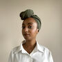 Medium Weight Satin Lined Loose Headwrap, thumbnail 2 of 5