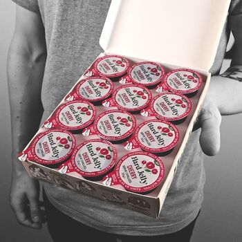 Jelly Shots Cherry 12 Pack, 15% Alcohol, Vegan, 3 of 4