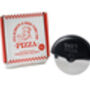 Black Pizza Cutter 'Dad's Pizza' In Gift Box, thumbnail 2 of 2