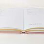 Dusty Pink Cotton Cloth Wedding Planner Book, thumbnail 6 of 12