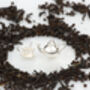 Sterling Silver Teapot And Teacup Stud Earrings, thumbnail 2 of 4