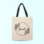 Personalised Wreath Tote Bag, thumbnail 3 of 12