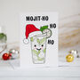Funny Mojito Christmas Card, thumbnail 3 of 3