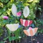 Set Of Three Or Five Personalised Flower Pot Stakes, thumbnail 1 of 9