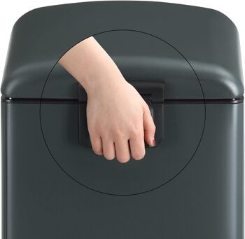 30 L Steel Pedal Bin With Soft Close Lid, 7 of 9