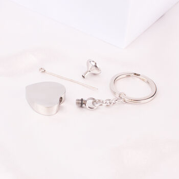 Personalised Urn Keyring For Pet Cremation Ashes, 6 of 9