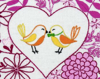 'Love Blooms' Is A Delight To Stitch Embroidery Design, 7 of 12