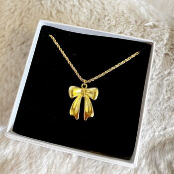 Vintage Bow Necklace, 2 of 2