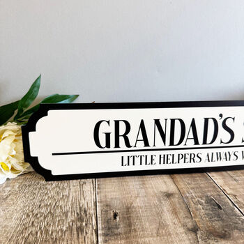 Personalised Shed Road Sign, 2 of 5