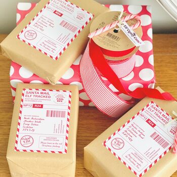 Personalised Santa Mail Stickers, 2 of 6