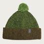 T Lab Bob Green Donegal Wool Bobble Beanie Hat, thumbnail 6 of 7