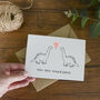 You Are 'Rawrsome' Dinosaur Card, thumbnail 3 of 4