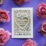 On Your Engagement Personalised Paper Cut Card, thumbnail 7 of 12