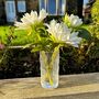 White Flower Stems In Glass Vase, thumbnail 2 of 3