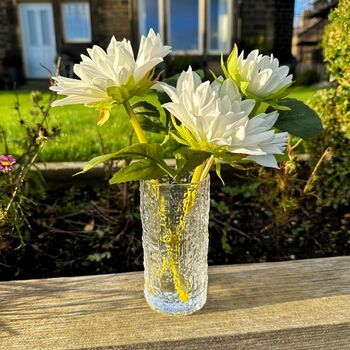 White Flower Stems In Glass Vase, 2 of 3