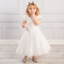 Matilda Flower Girl Dress 100% Silk, thumbnail 1 of 6