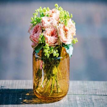 Vase Glita H16 D15 Cm Gold Bubbles By Dut Z, 4 of 6