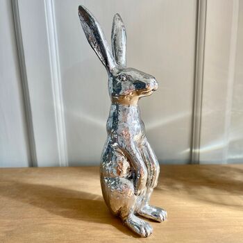 Silver Style Hare Ornament, 6 of 6